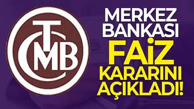 Merkez Bankası faizi değiştirmedi
