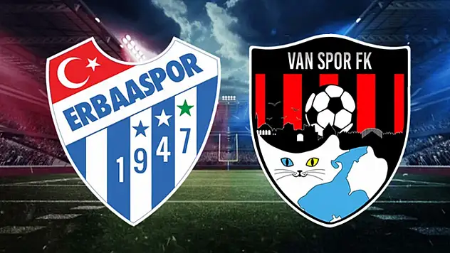 Merkür Jet Erbaaspor, Vanspor maçının ilk onbiri belli oldu
