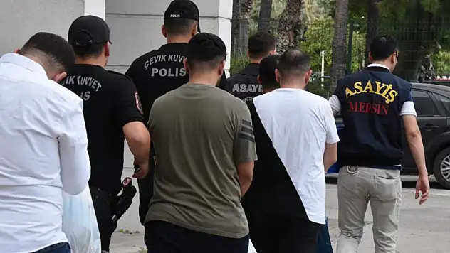 Mersin'de suç örgütüne şafak operasyonu: 18 gözaltı