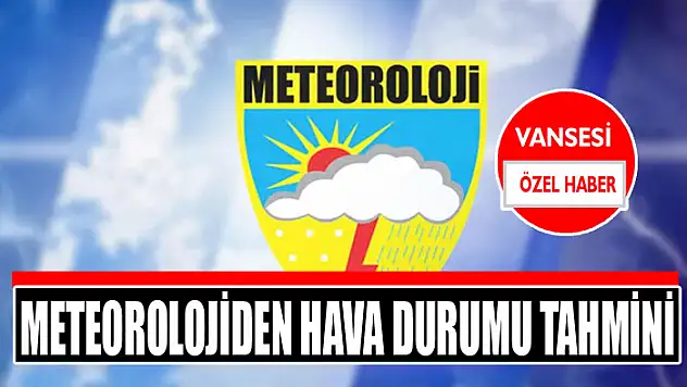 Meteorolojiden hava durumu tahmini
