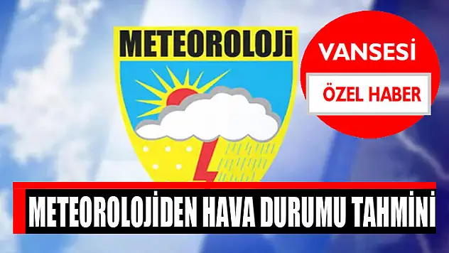 Meteorolojiden hava durumu tahmini