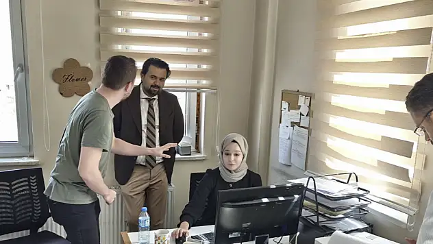 Müdürü Tosun'dan Çaldıran ilçe sağlık müdürlüğüne ziyaret