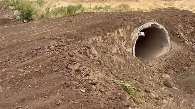 Muradiye'de buz beton boru çalışması tamamlandı