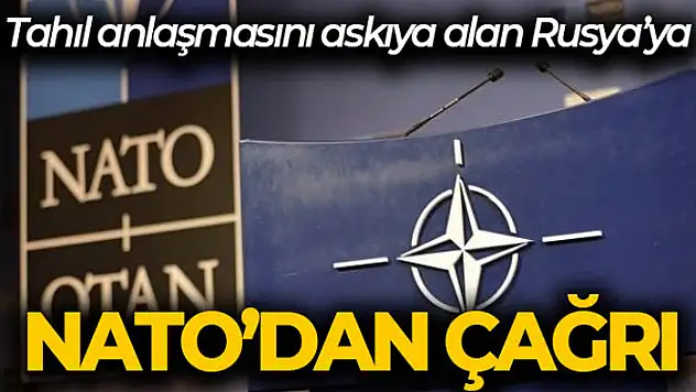 NATO'dan Rusya'ya tahıl anlaşmasının yenilenmesi çağrısı