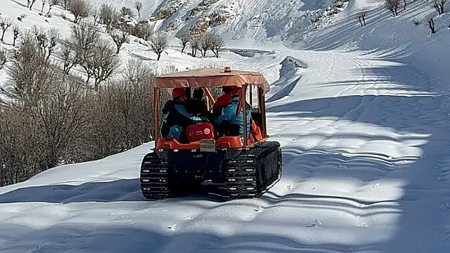 Nemrut Dağı eteklerinde hasta kurtarma operasyonu