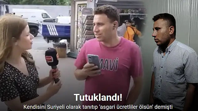 O şahıs tutuklandı