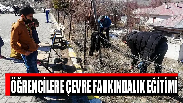 Öğrencilere çevre farkındalık eğitimi