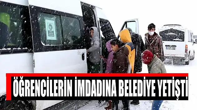 Öğrencilerin imdadına belediye yetişti