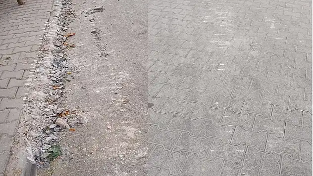 Okul yıkımı tepki çekti: Asfalt ve kaldırımlar tahrip edildi