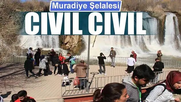 Muradiye Şelalesi cıvıl cıvıl