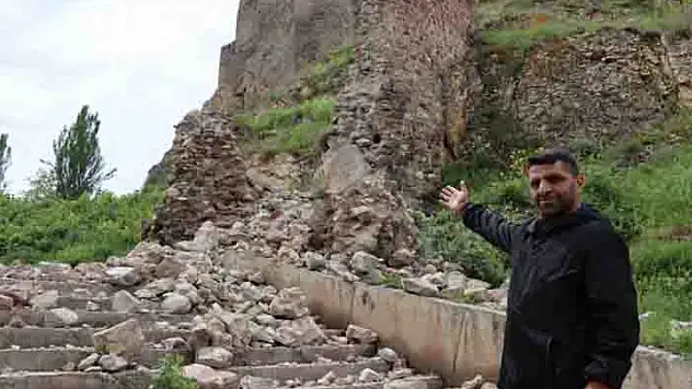 Oltu Kalesi yıkılma tehlikesiyle karşı karşıya