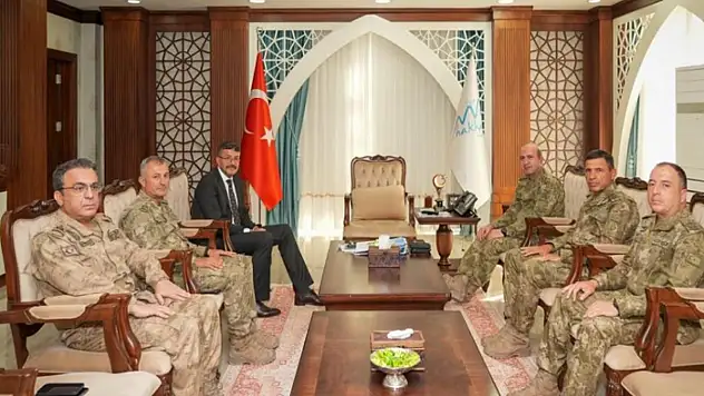 Orgeneral Levent Ergün'den Vali Çelik'e ziyaret