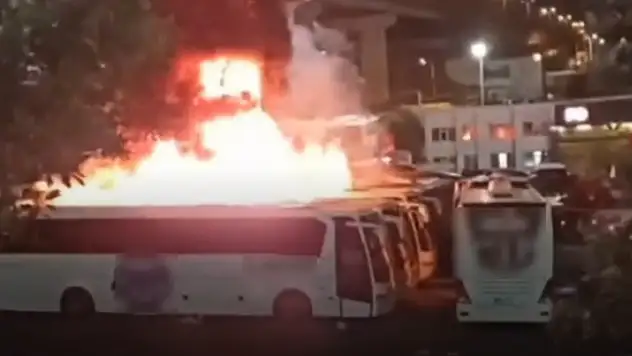 Otogar Feci Yangın!