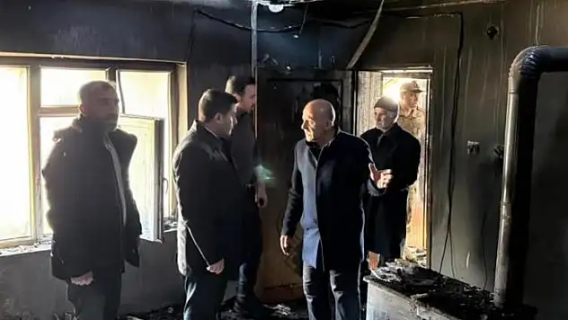 Özalp'ta yangın maddi hasara yol açtı