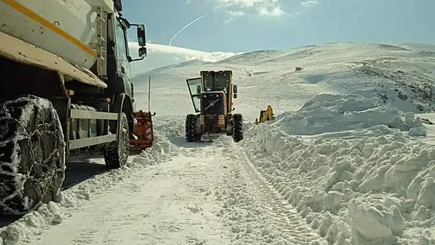 Özalp'te yol açma ve kurtarma çalışması