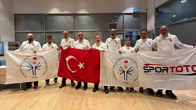Özel Sporcular Kayak Milli Takımı, Dünya Şampiyonası için Fransa'ya gitti