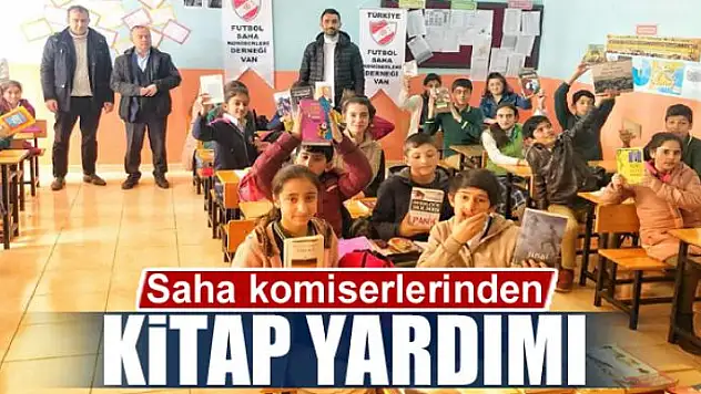 Saha komiserlerinden kitap yardımı
