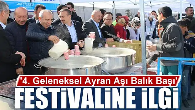 Edremit'te '4. Geleneksel Ayran Aşı Balık Başı' festivali