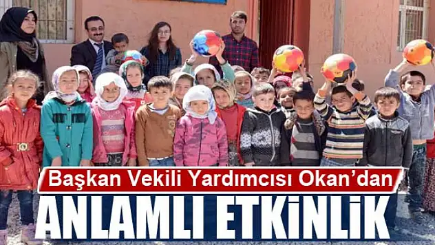 Başkan Vekili Yardımcısı Okan'dan anlamlı etkinlik