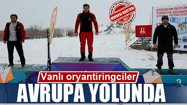 Vanlı oryantiringciler Avrupa yolunda 