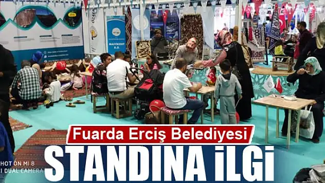 Fuarda Erciş Belediyesi standına ilgi
