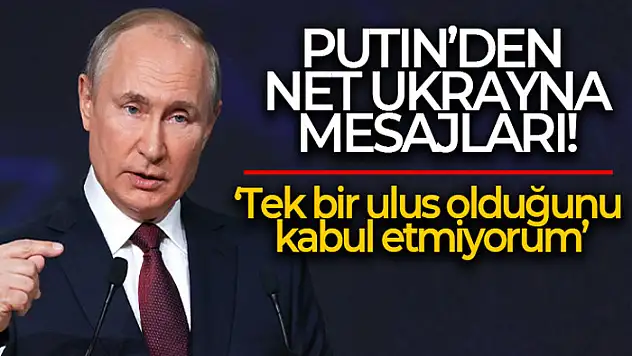 Putin'den 'Ukrayna' mesajları