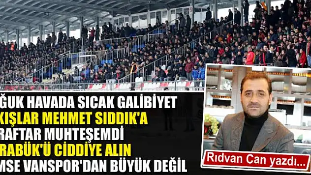Soğuk havada sıcak galibiyet