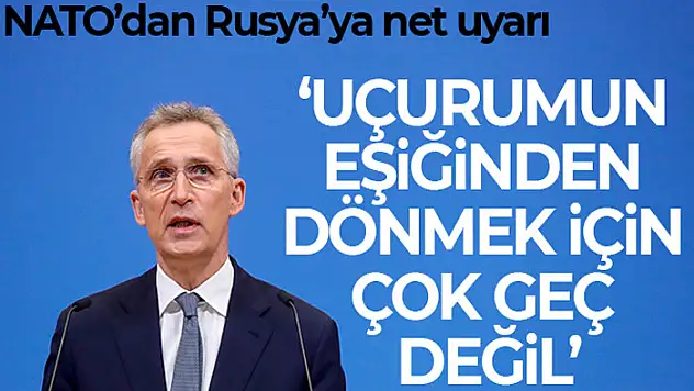 Rusya krizinde NATO'dan kritik açıklama