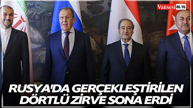 Rusya'daki dörtlü zirve sona erdi