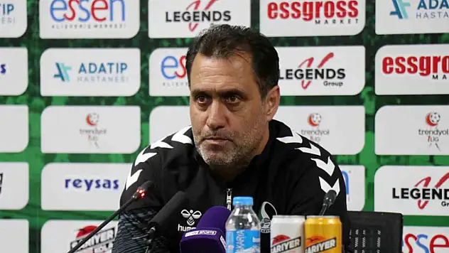 Sakaryaspor Teknik Direktörü Sütlü'den kural hatası açıklaması!
