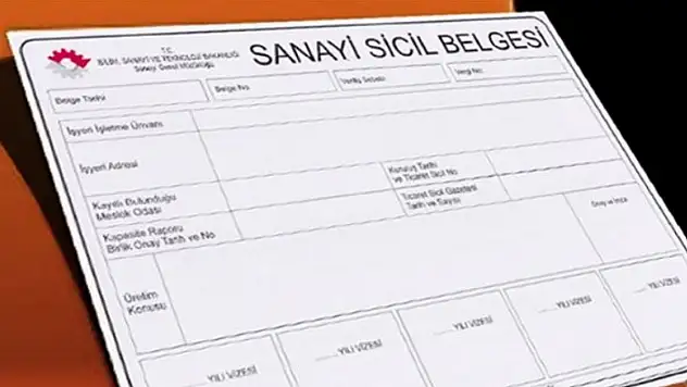 Sanayi Sicil Belgesi sahiplerine uyarı