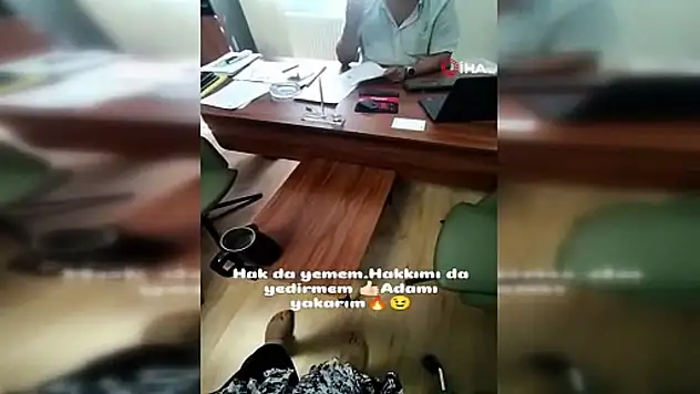 Şantiye şefinin üzerine kaynar su döken kadın tutuklandı