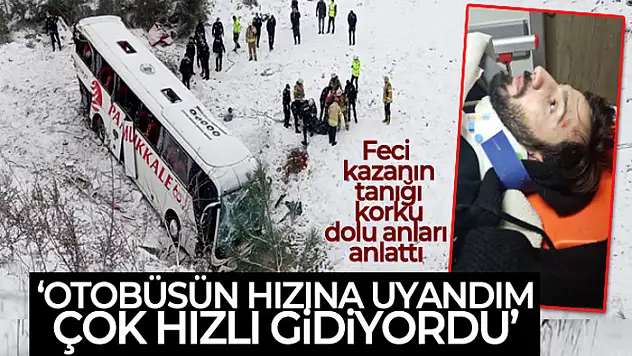 Şarampole yuvarlanan otobüsteki yolcu korku dolu anları anlattı: 'Çok hızlıydı'