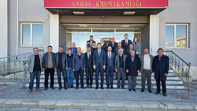 Saray'da tarım çalışmaları değerlendirildi