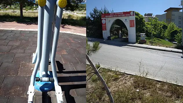 Şehit Kaymakam Muhammed Fatih Safitürk Parkı bakım bekliyor