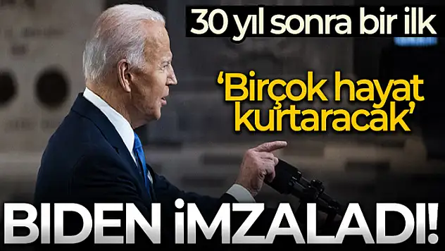 Silah kontrol yasası Biden'ın imzasıyla yasalaştı: 'Birçok hayat kurtaracak'
