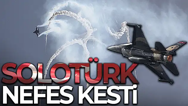 SOLOTÜRK'ün Şehitler Abidesi'ndeki gösterisi nefes kesti