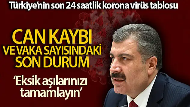 Son 24 saatte korona virüsten 171 kişi hayatını kaybetti