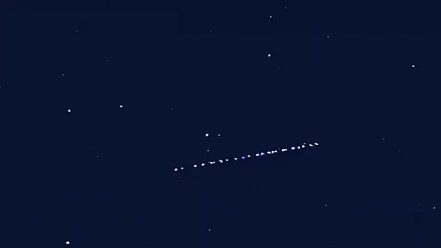 Starlink uyduları Bitlis semalarında görüldü