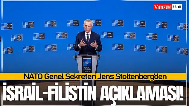 Stoltenberg'den İsrail-Filistin Açıklaması!