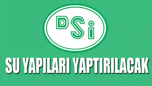 Su yapıları yaptırılacak