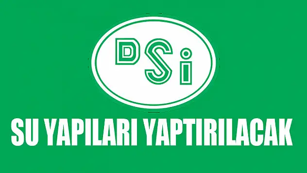 Su yapıları yaptırılacak