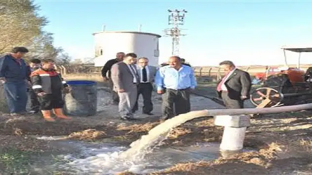 BELEDİYE YENİ SU KAYNAĞI BULDU