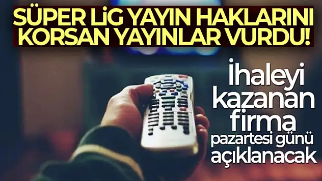 Süper Lig yayın haklarını, korsan yayınlar vurdu