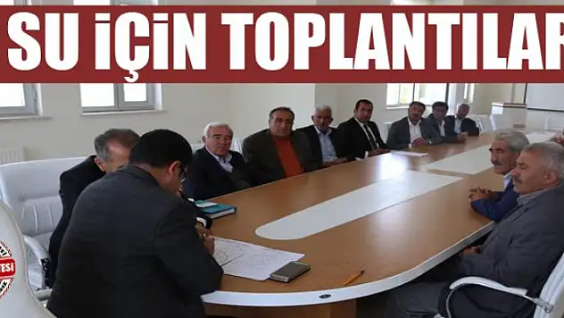 Gürpınar'da 'sulama suyu' toplantısı