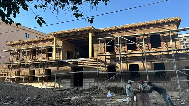 Tahir Paşa Konağı'nda çalışmalar yüzde 85'e ulaştı