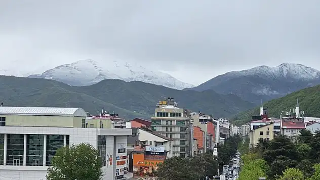 Tatvan'da mayıs ayında kar sürprizi
