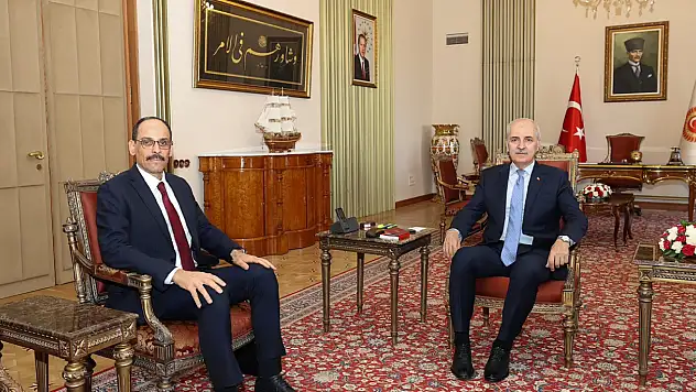 TBMM Başkanı Kurtulmuş, MİT Başkanı Kalın ile görüştü