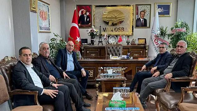 TES-İŞ'ten Van OSB Başkanı Aslan'a hayırlı olsun ziyareti
