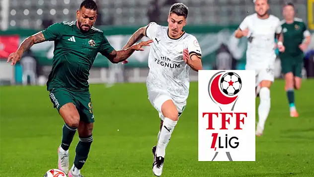 TFF 1. Lig'de bugün 2 maç oynanacak
